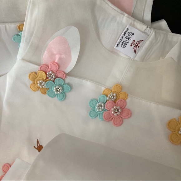 LIXURY Birthday Unicorn Dress to Celebrate Flower Girl 5068 - Picture 11 of 11